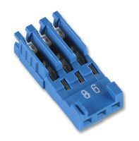 281786-3 - TE CONNECTIVITY / AMP - 線至板連接器, AMPMODU HE14系列, IDC / IDT, 插座, 3, 2.54 mm, 鍍錫觸芯 | e絡(luò)盟 中國